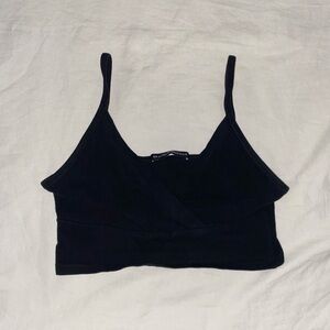 Brandy Melville Criss Cross Crop Top